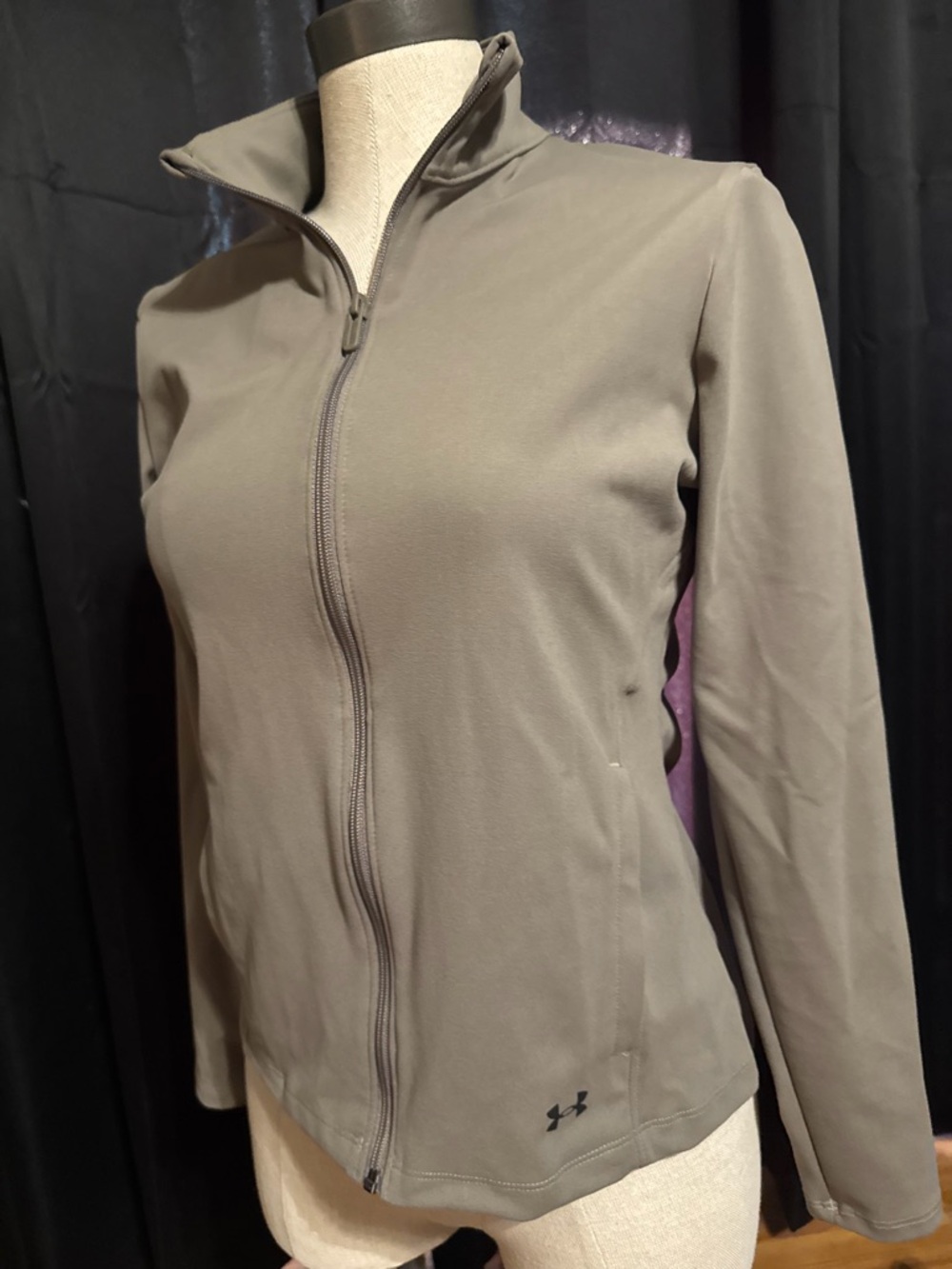 Under Armour Women's Full-Zip Utility Jacket - Taupe/Gray